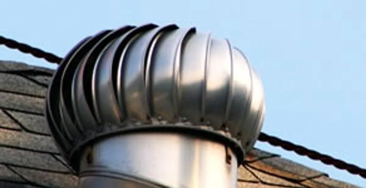 attic fan installation services with professionally installed roof ventilation unit in Los Angeles, CA