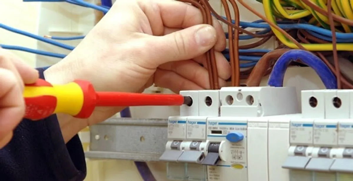 electrician services performing professional electrical panel wiring and connections in Los Angeles, CA