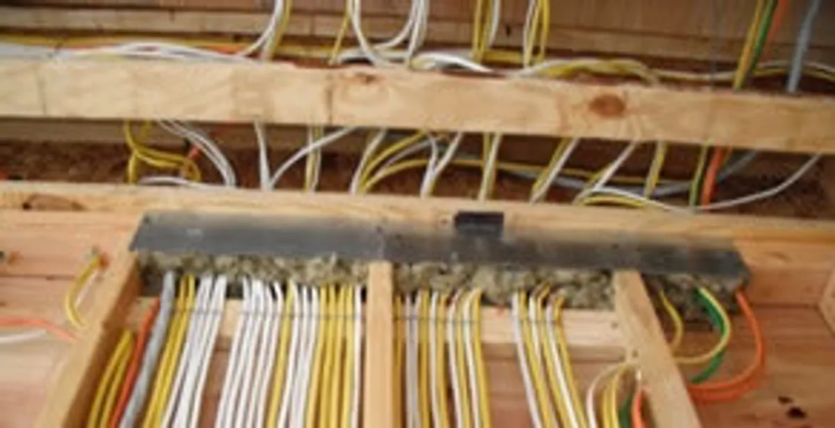 new construction wiring services with organized electrical rough-in performed by licensed electricians in Los Angeles, CA